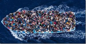 Photo of a Boatload of Refugees