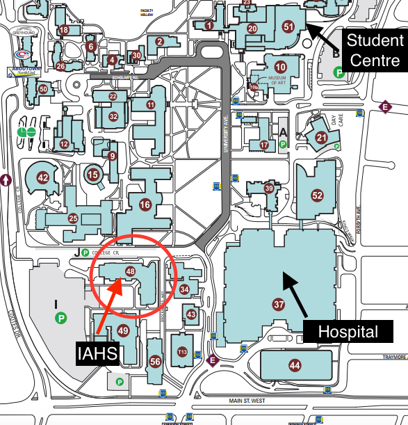 macmaster campus map